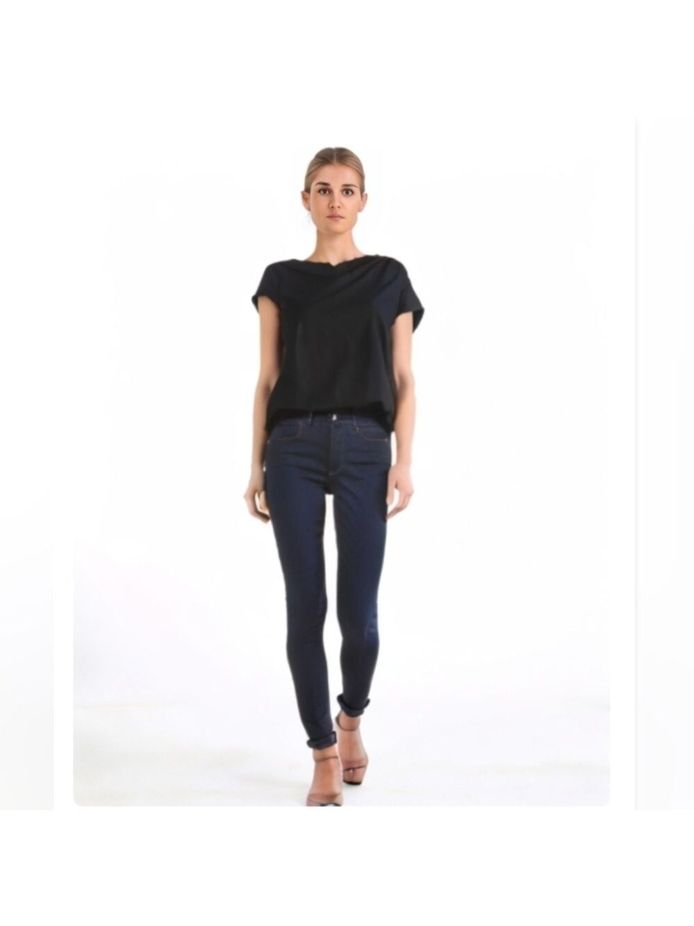 Good American good legs black jeans size 16